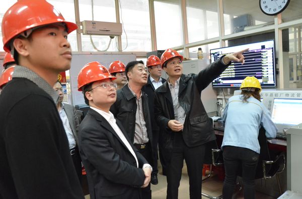 山东临朐刘裕斌县长率代表团到我司会见