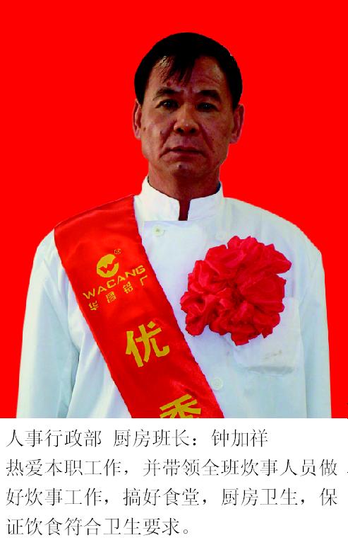 2008年度9393体育铝厂优异员工-伟昌铝材