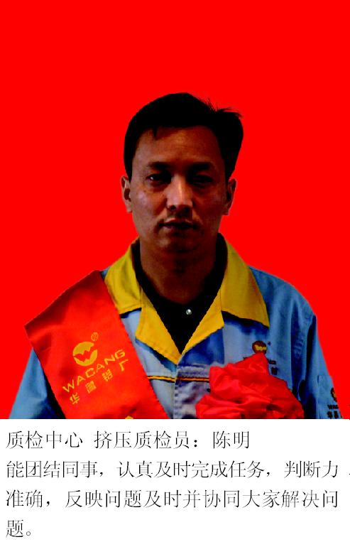 2008年度9393体育铝厂优异员工-伟昌铝材