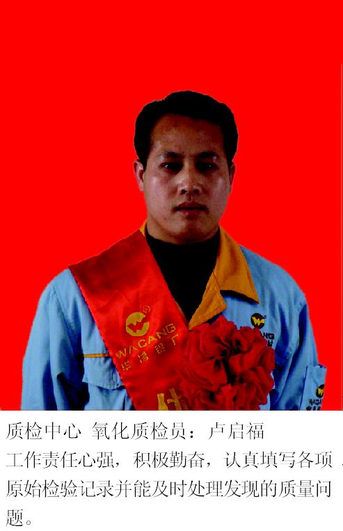 2008年度9393体育铝厂优异员工-伟昌铝材