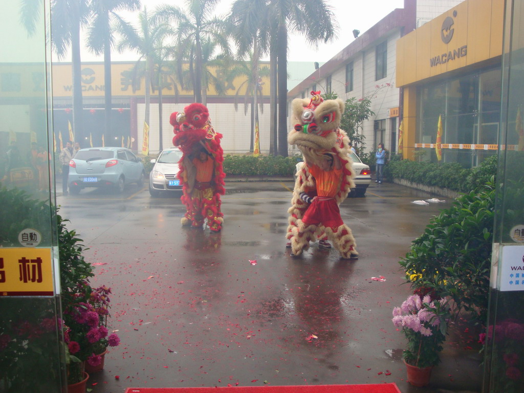 开工醒狮会,纳福扬神威-伟昌铝材