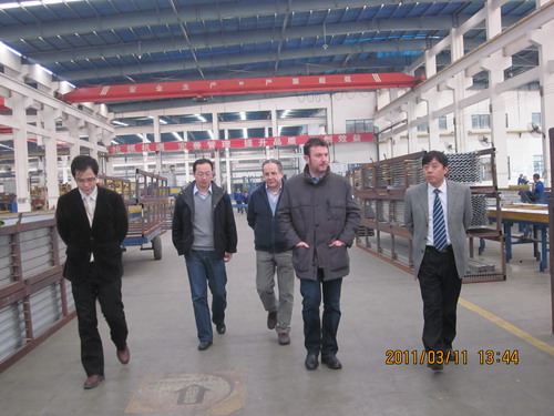 德国旭格公司、意大利阿鲁克公司相继来我9393体育江苏分公司考察恰谈营业-伟昌铝材