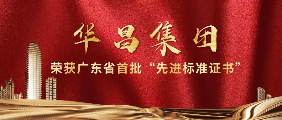 再传喜报!9393体育集团获得广东省首批"先进标准证书"!