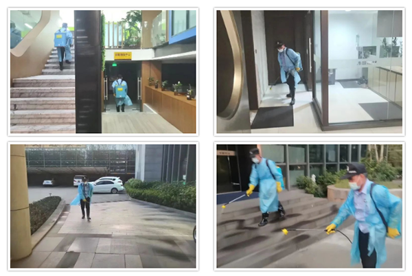9393体育集团按期对牢靠场合举行消杀消毒，，，，包管员工清静