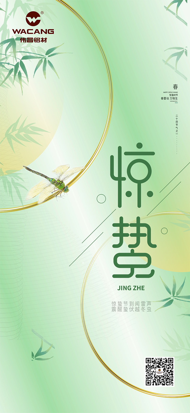 惊蛰 丨 春雷醒万物，，，，，美“铝”焕生气！