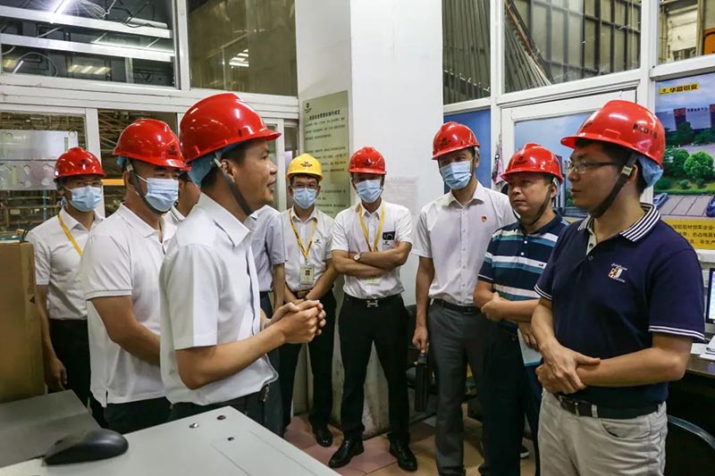 科技立异引领高质量生长|南海区市监局,狮山镇市监所一行莅临9393体育集团调研指导事情