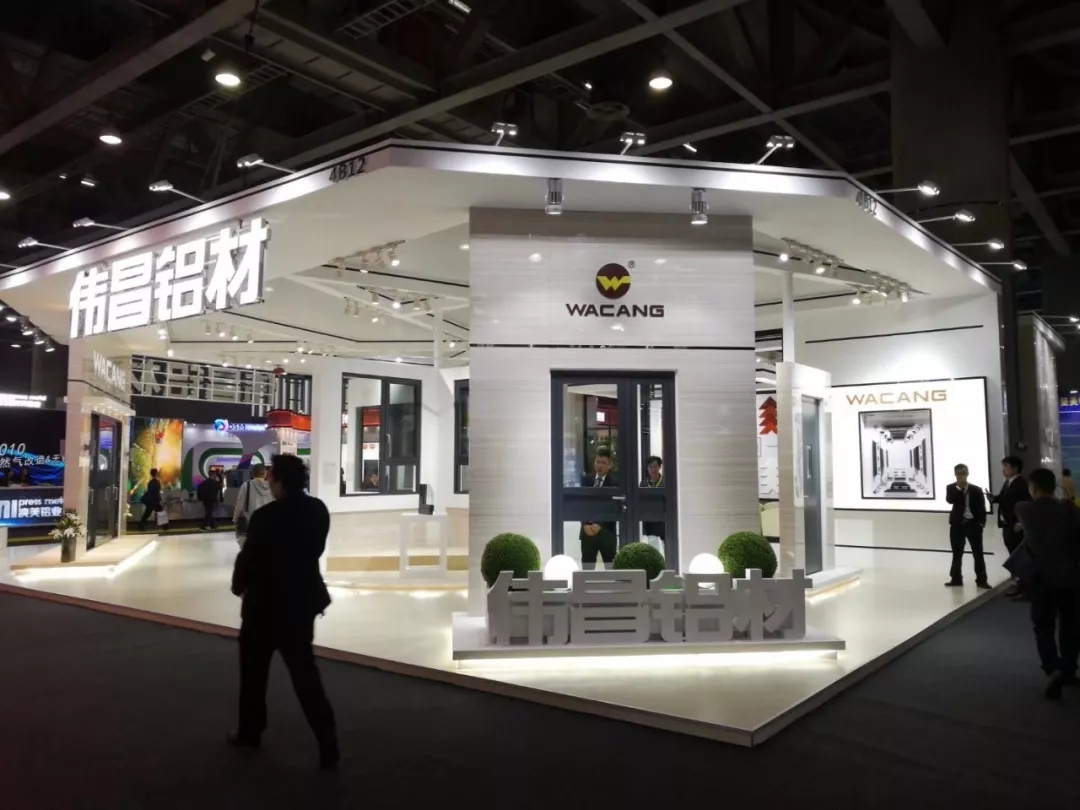 伟昌铝材亮相24届天下铝门窗幕墙新产品展览会，，，，高颜值入选“最美展台”！